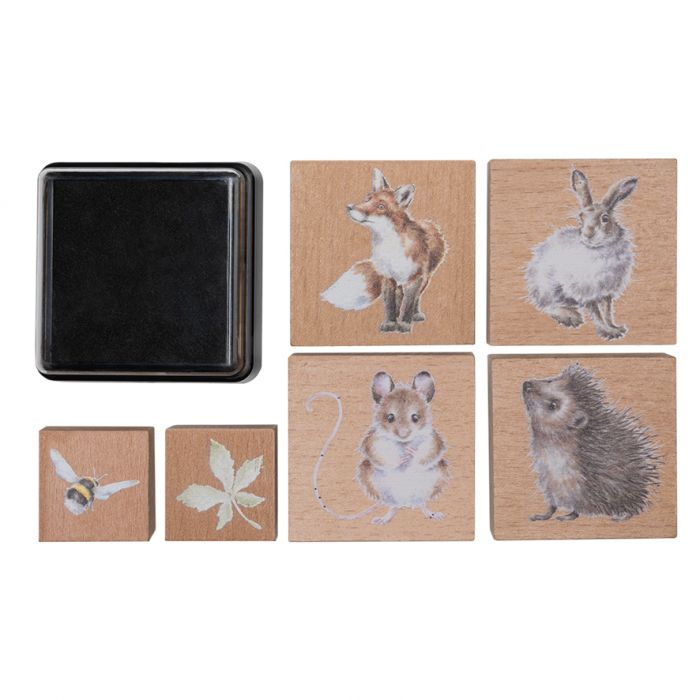 Wrendale 'The Country Set' Country Animal Ink Stamp Set