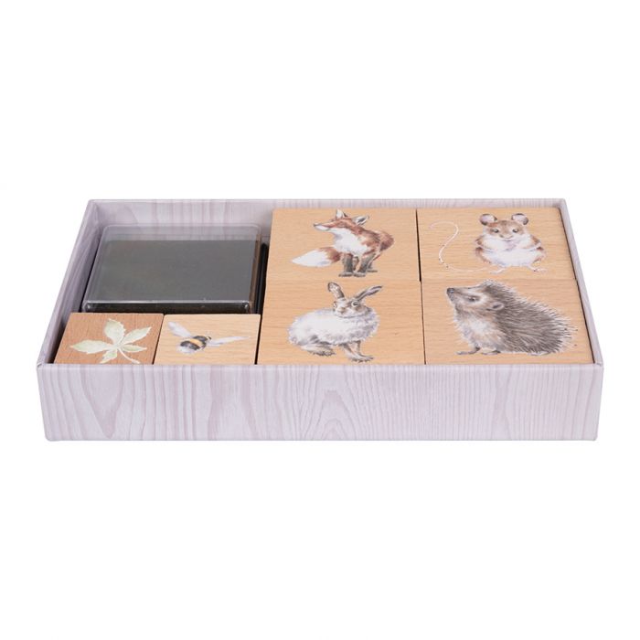 Wrendale 'The Country Set' Country Animal Ink Stamp Set