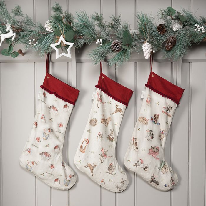 Wrendale 'Season's Tweetings' Robin Christmas Stocking