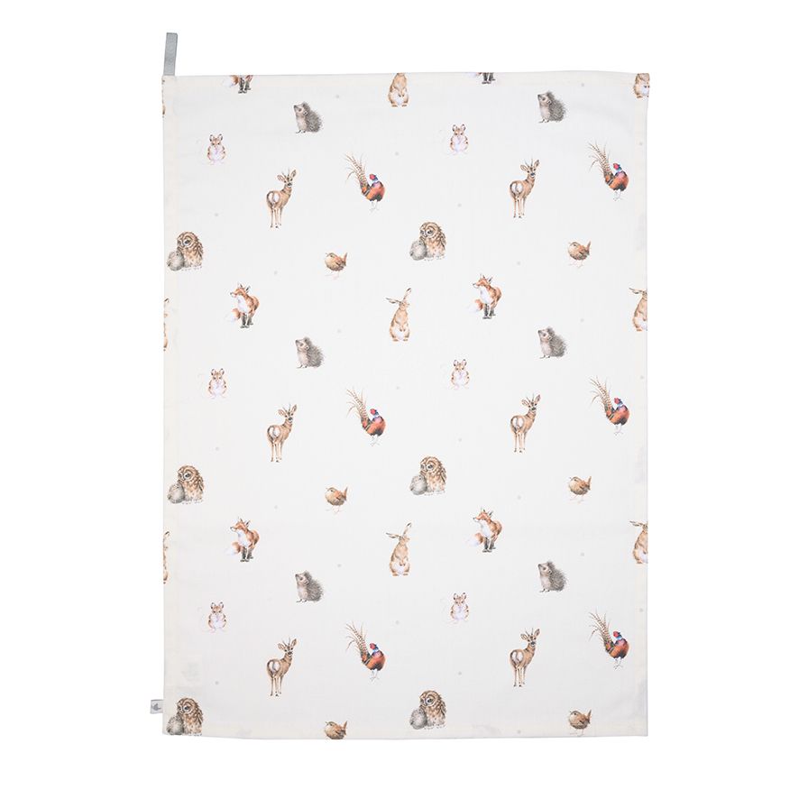 Wrendale 'Woodlanders' Woodland Animal Tea Towel