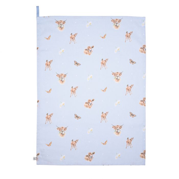 Wrendale Farmyard animal Tea Towel