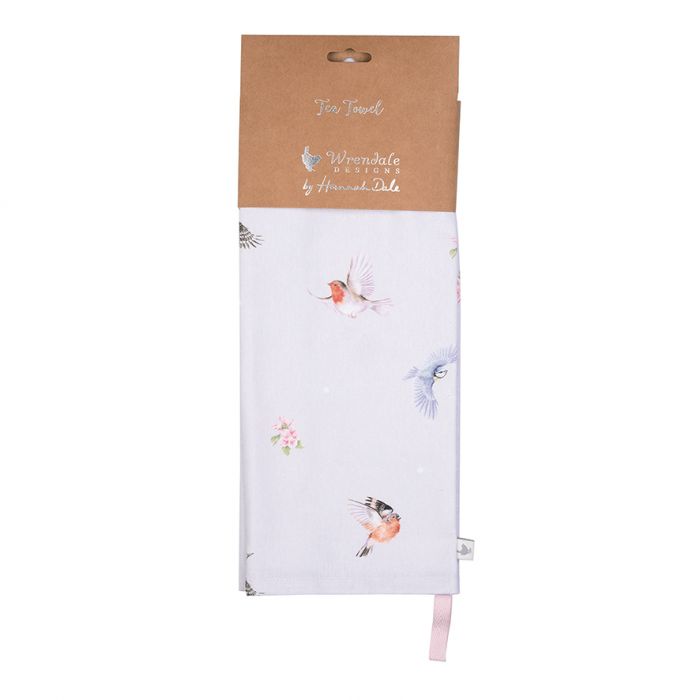 Wrendale 'Feathered Friends' Bird Tea Towel