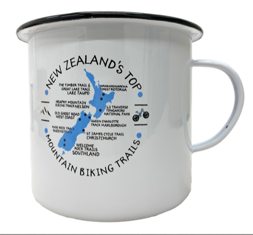 Enamel Mug - Mtn Biking