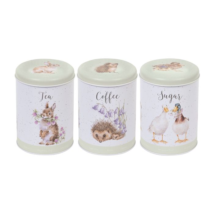'The Country Set' Country Animal Tea Coffee Sugar Set