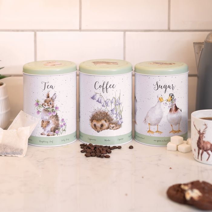 'The Country Set' Country Animal Tea Coffee Sugar Set