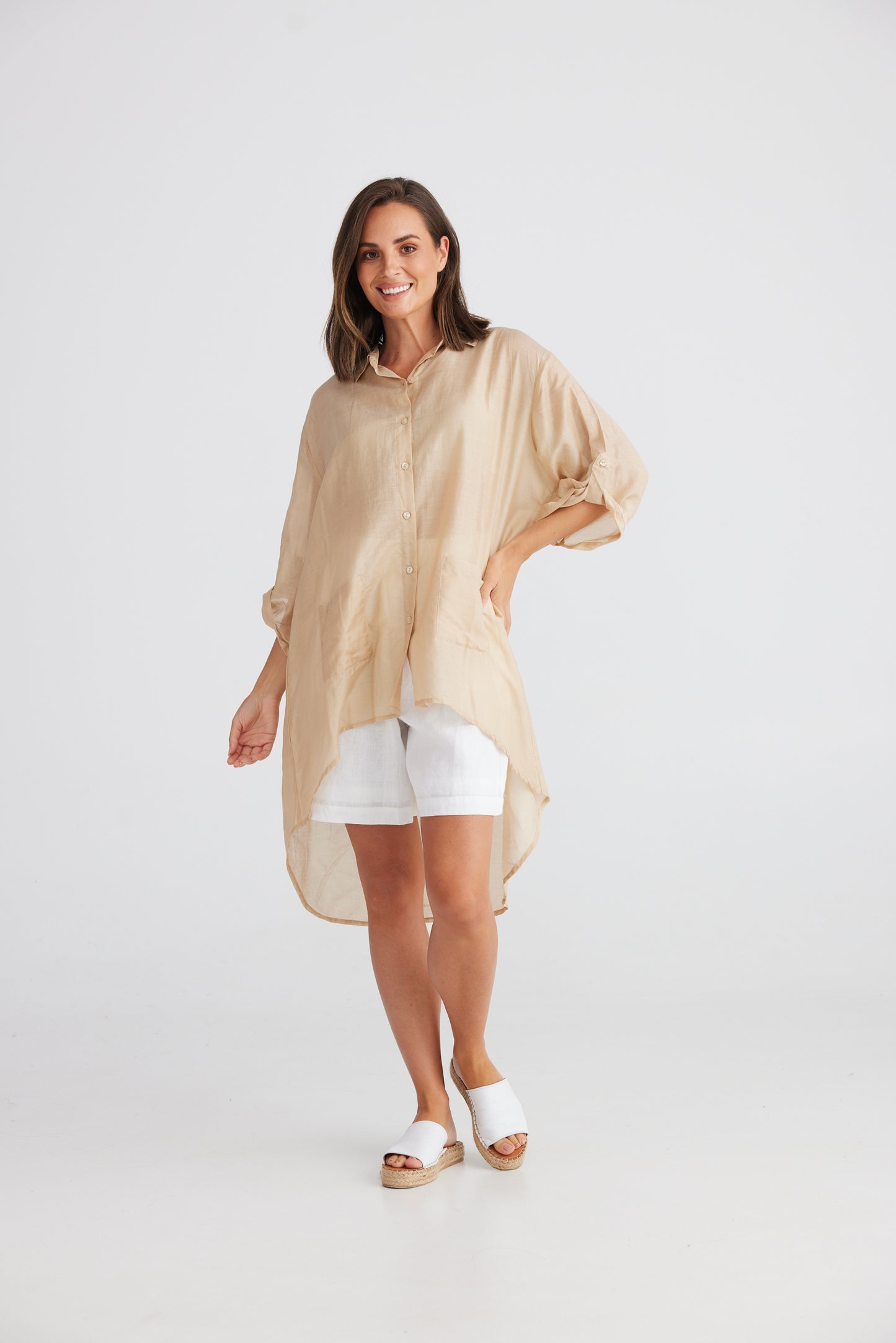 Panama Overshirt | Taupe