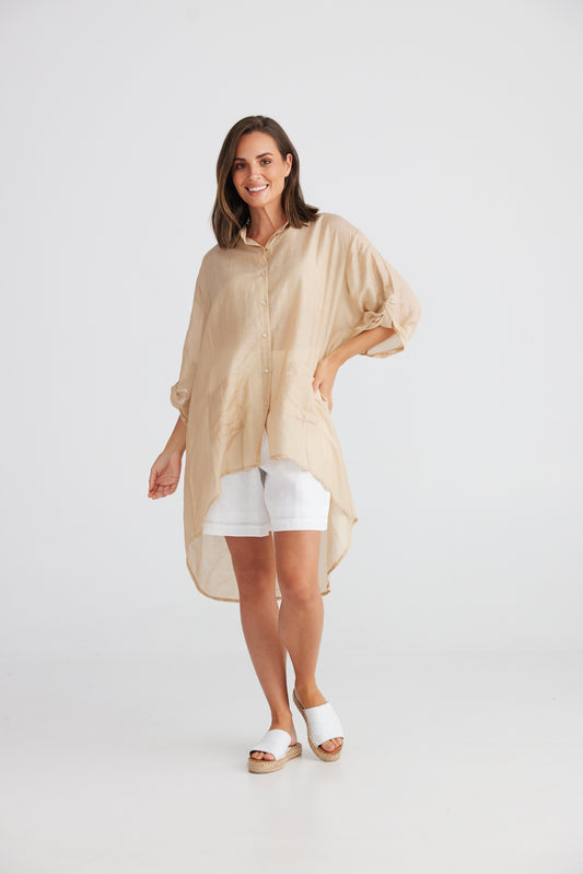 Panama Overshirt | Taupe