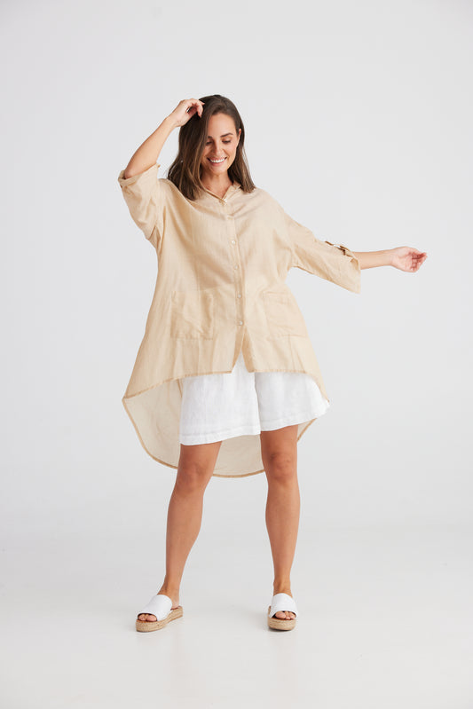 Panama Overshirt | Taupe