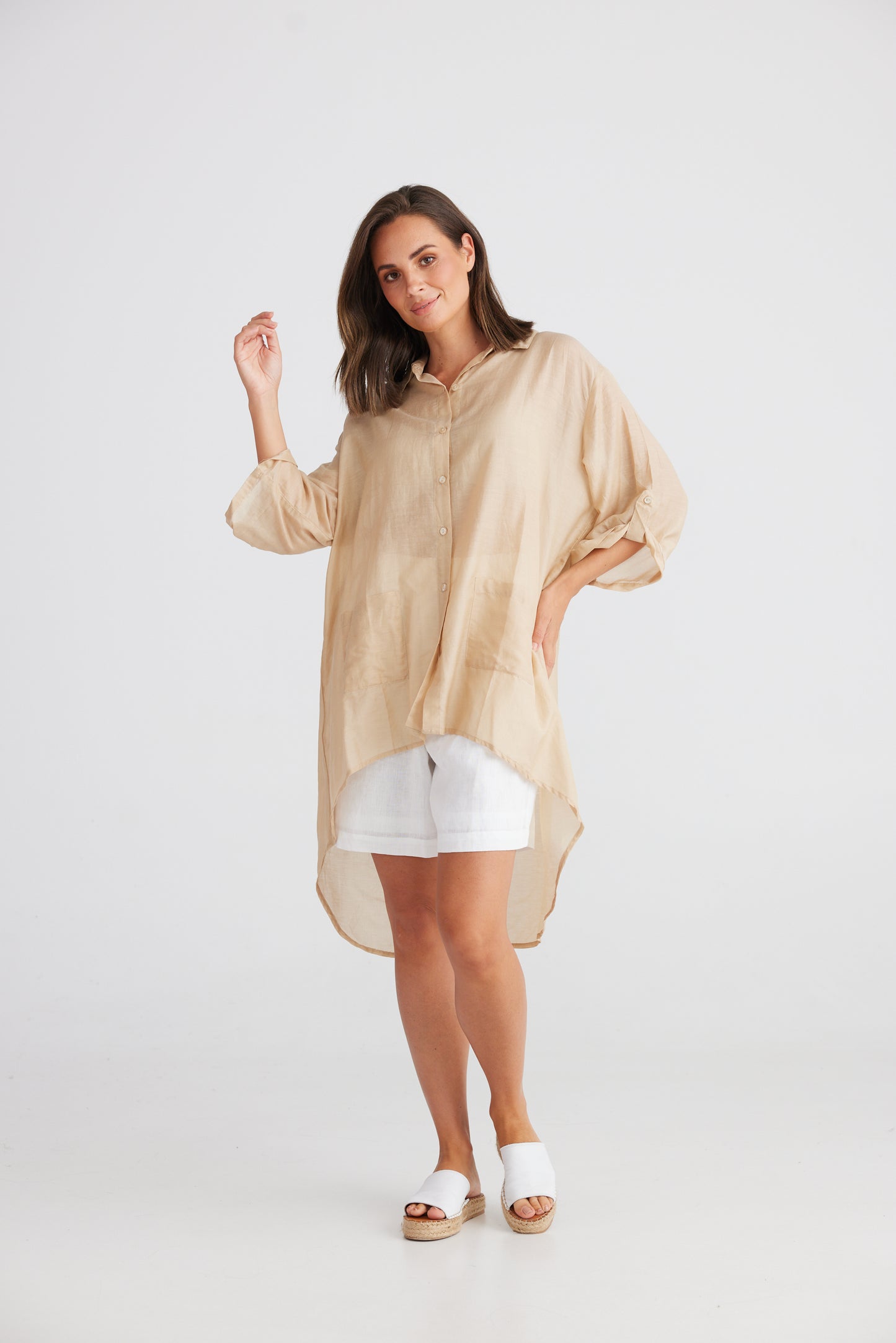 Panama Overshirt | Taupe