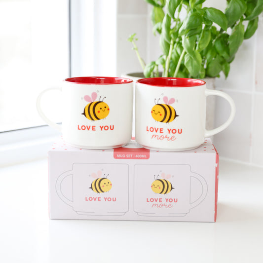 Love You Mug Set