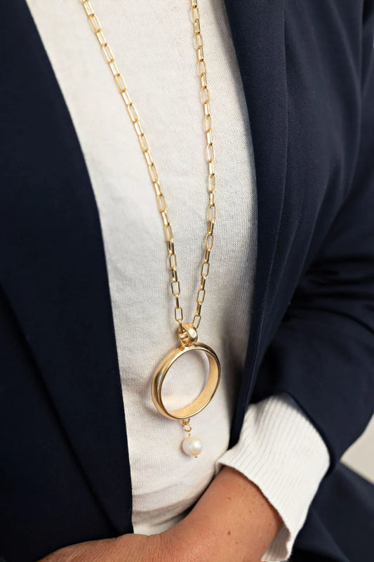 Viola Gold Necklace