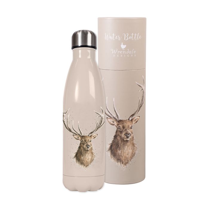 'Portrait of a Stag' stag water bottle