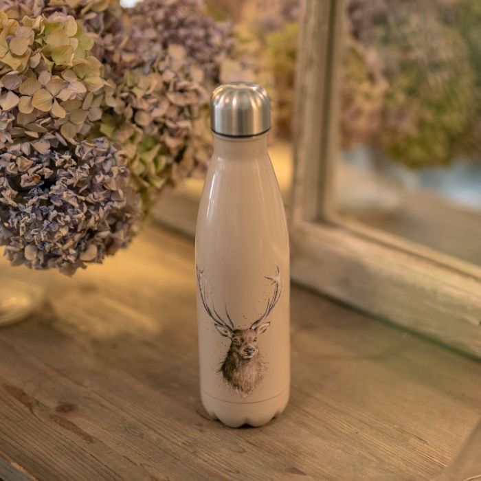 'Portrait of a Stag' stag water bottle