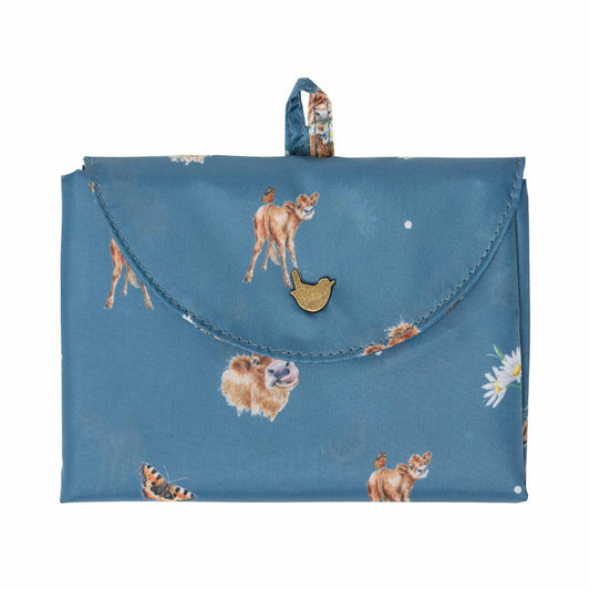 'Farmyard Friends' Cow Foldable Shopping Bag