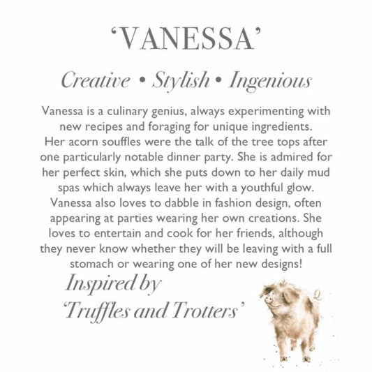 'Vanessa' Pig Character