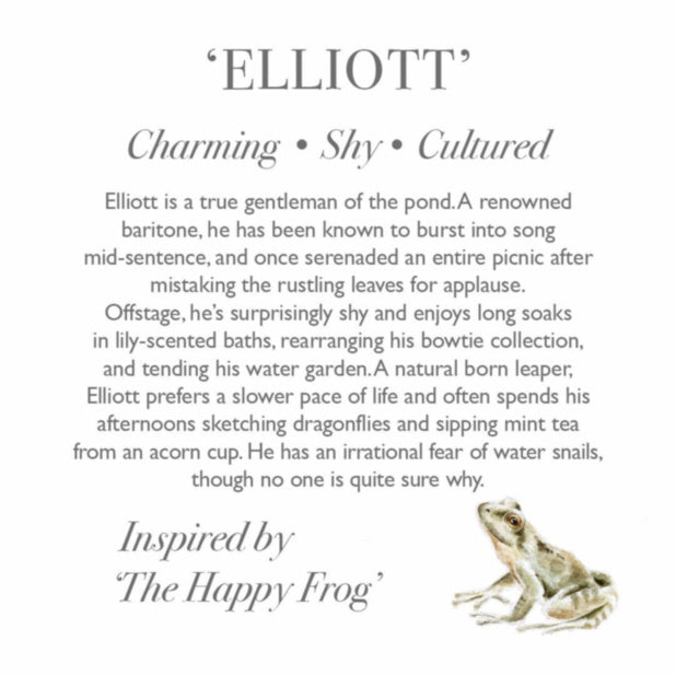 JUNIOR PLUSH FROG