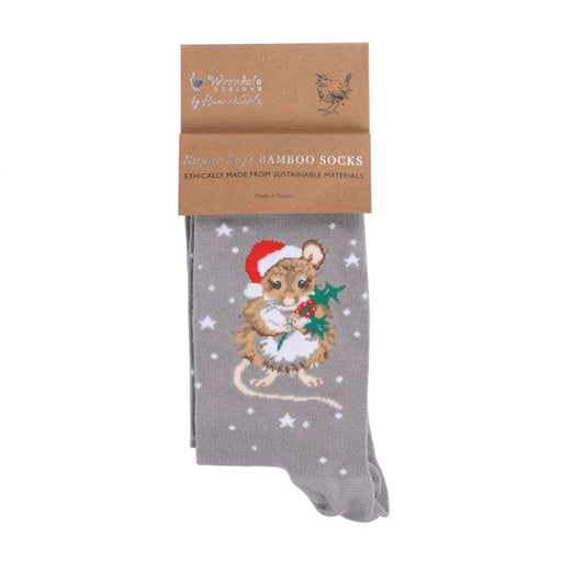 Wrendale 'Christmouse' Mouse socks