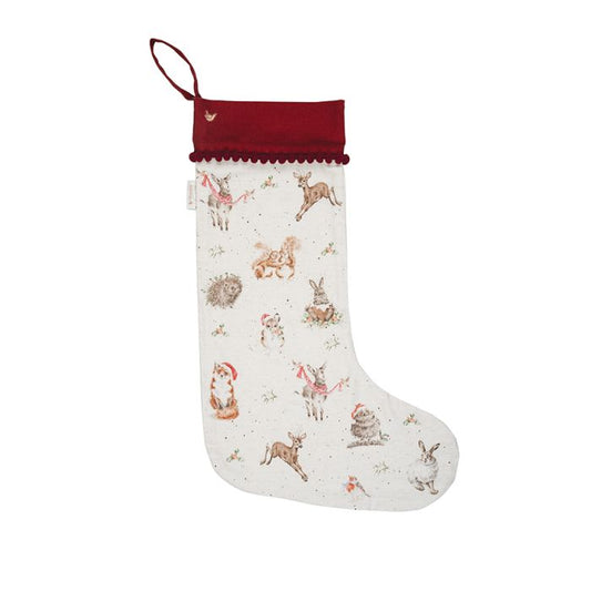 'Winter Wonderland' Woodland Animal Christmas Stocking