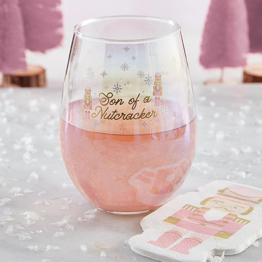 Stemless Wine Glass - Son of a Nutcracker