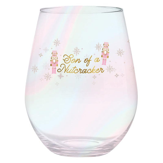 Stemless Wine Glass - Son of a Nutcracker