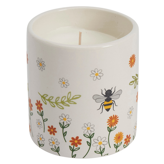 Garden Bee Candle