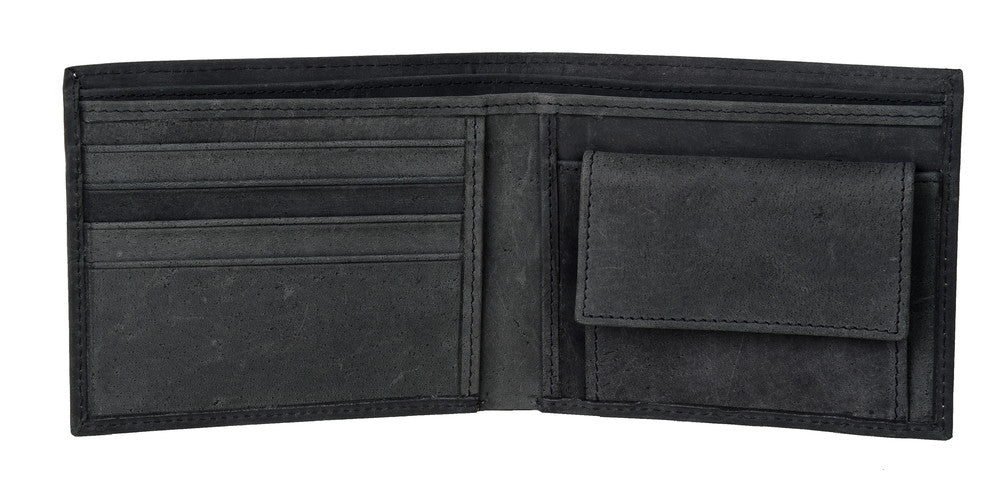 Logan Leather Wallet - Black