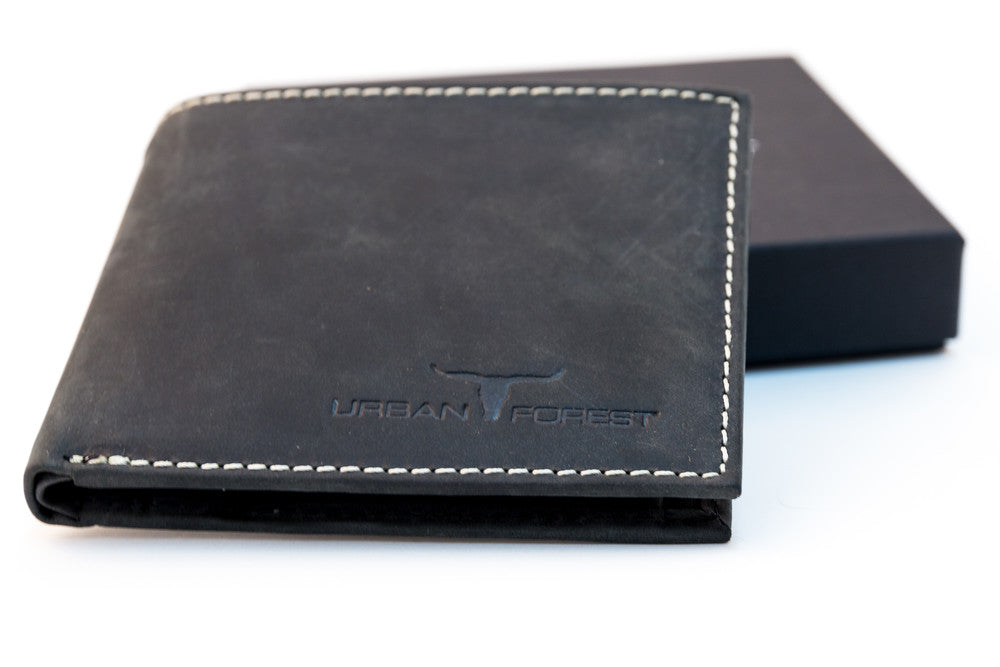 Logan Leather Wallet - Black