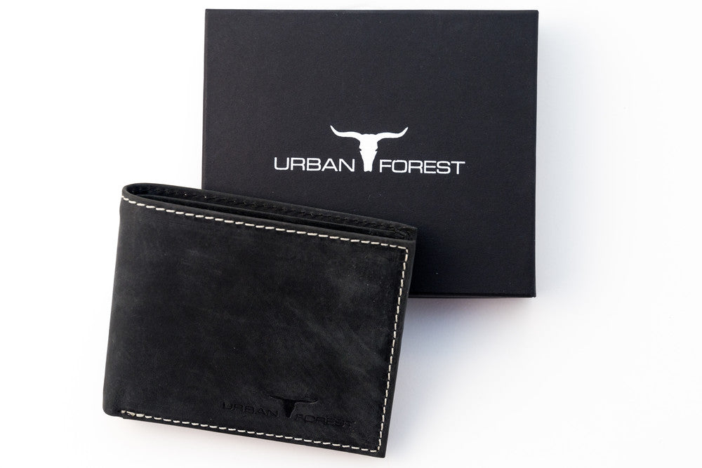 Logan Leather Wallet - Black