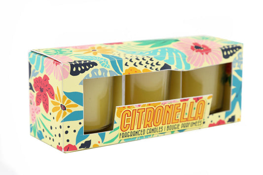 Citronella Candles S/3
