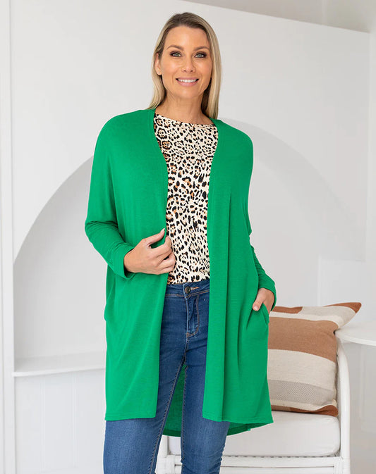 Slouch Cardi -Emerald