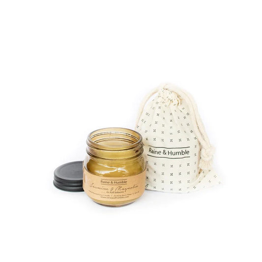 Jasmine & Magnolia Scented Jar Candle