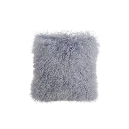 Tibetan Sheepskin Cushion • Dove