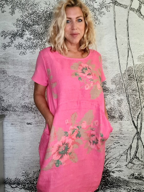 Helga May Bella Rose Jungle Dress | Watermelon