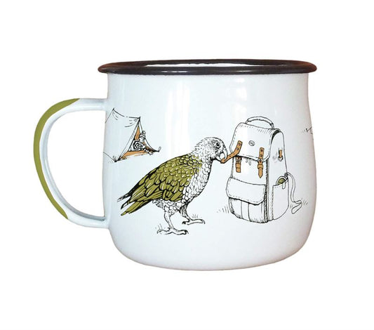 Wolfkamp & Stone - Birds - Enamel Mug