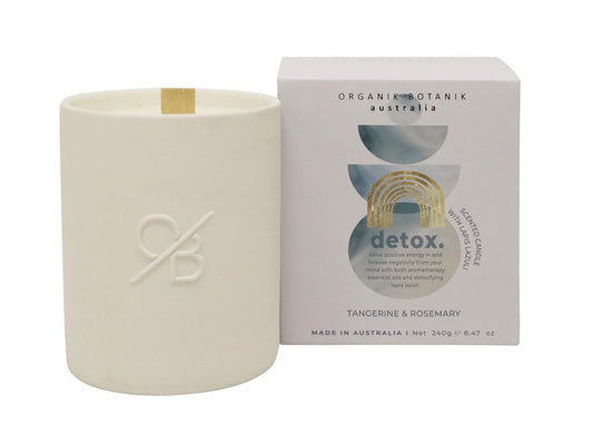 Crystal Therapy Candle | Detox
