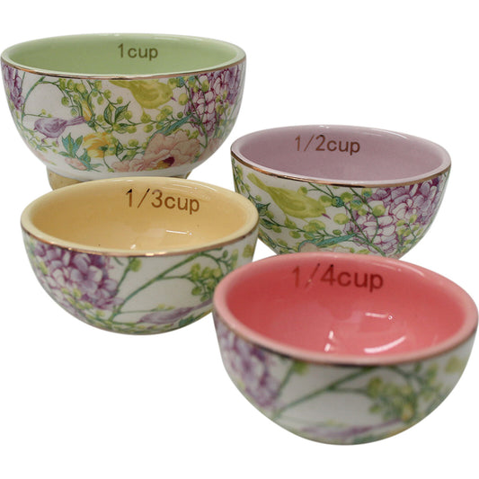 Spring Floral Measuring Cups