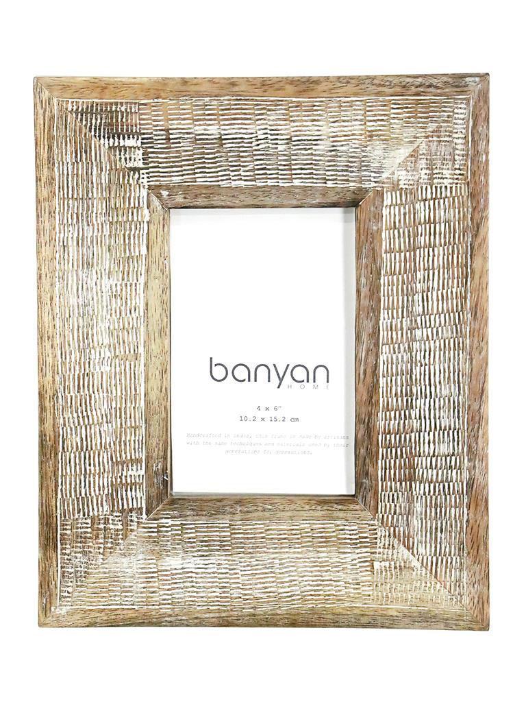 Scratch Carved Photo Frame