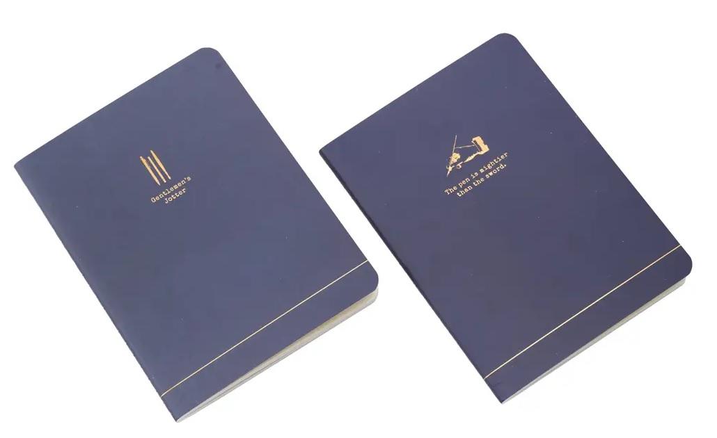 Set of 2 Gent Jotter Notebooks