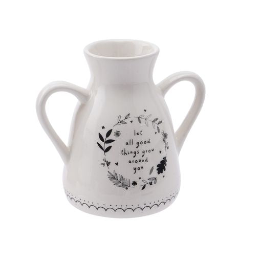 Twin Handle Bud Vase
