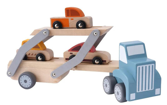 Little Tribe car transporter set