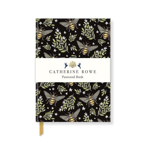 Museums & Galleries - Bee Pattern - Password Notebook