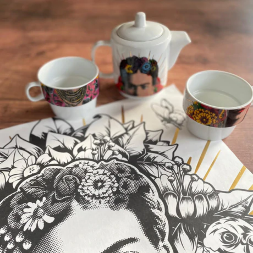 Frida Kahlo Tea Set
