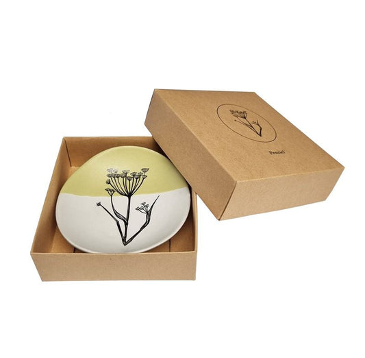 Jo Luping Design - Fennel Mustard Yellow Dipped Porcelain Bowl