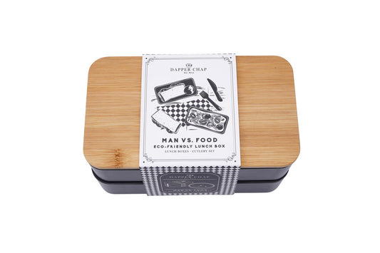 Dapper Chap lunch box & cutlery