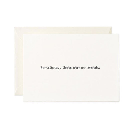 Toodles Noodles - No Words - Sympathy Card
