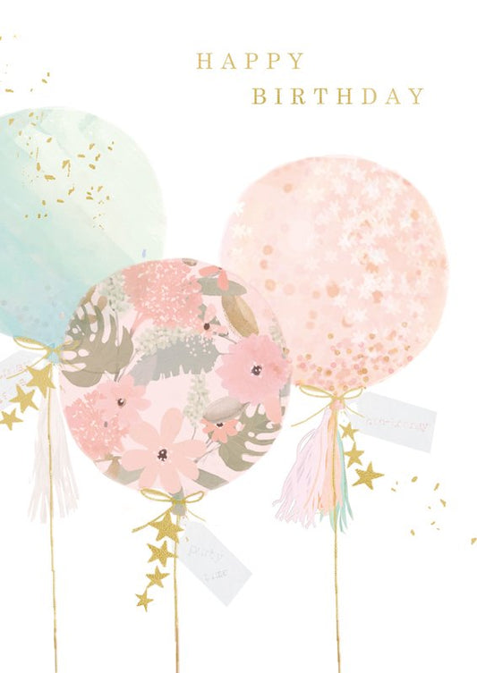 Hammond Gower - 3 Balloons - Birthday Card