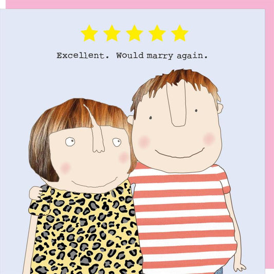 Rosie Made A Thing - Five Star Love - Love Card
