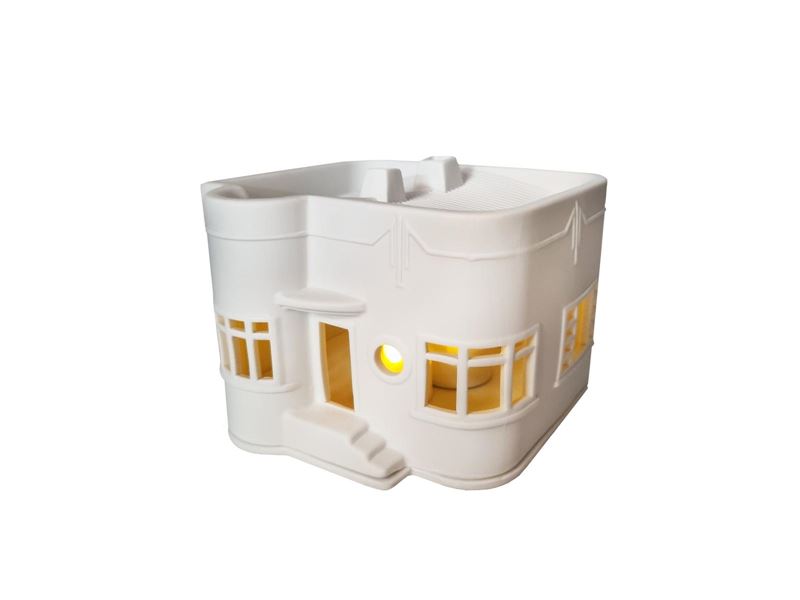 Räder - New Zealand Art Deco - Porcelain Tealight House