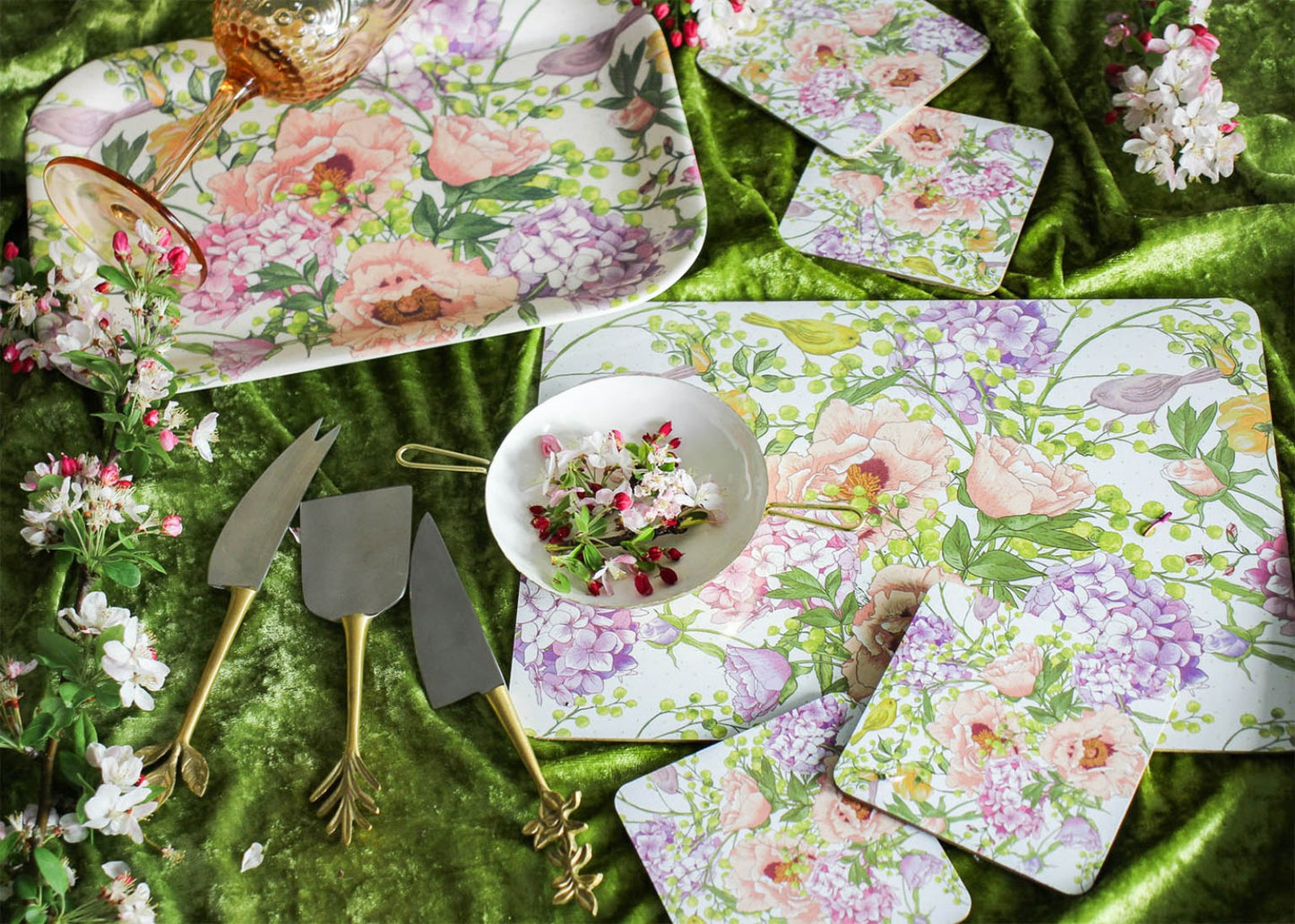 Spring Floral Placemats