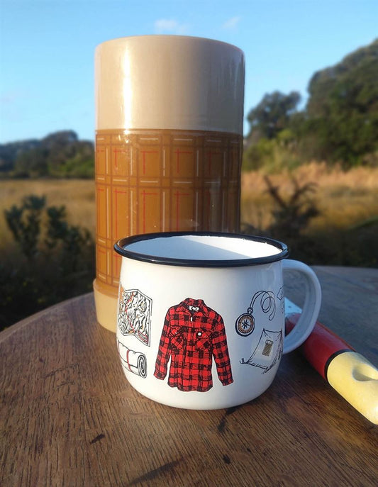 Wolfkamp & Stone - Tramping - Enamel Mug